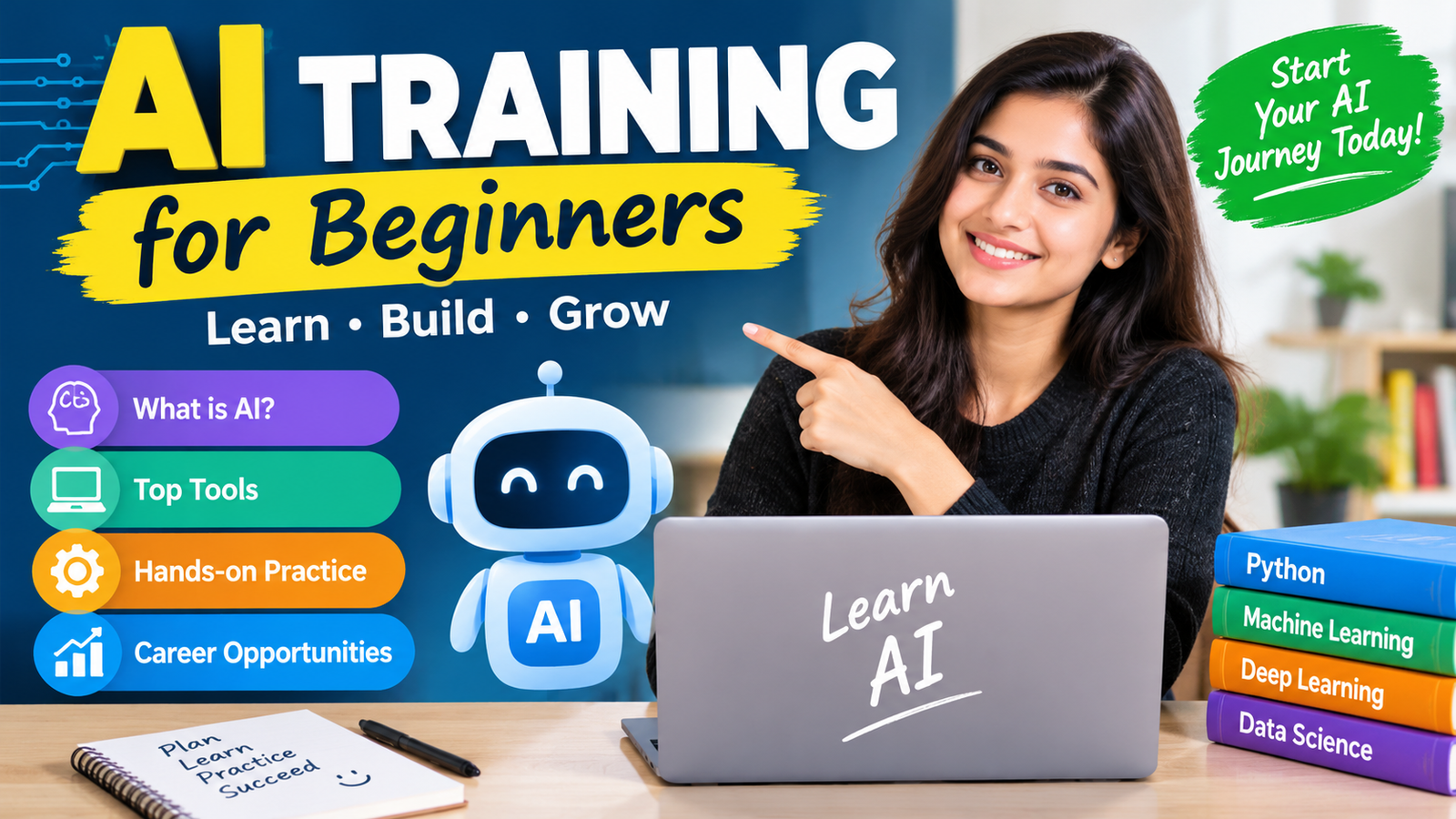 Artificial Intelligence Training for Beginners | AI सीखें हिंदी और English में